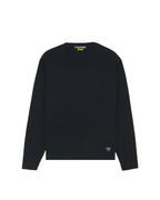 Iuter - Label Ribbed LS Knit - Nero
