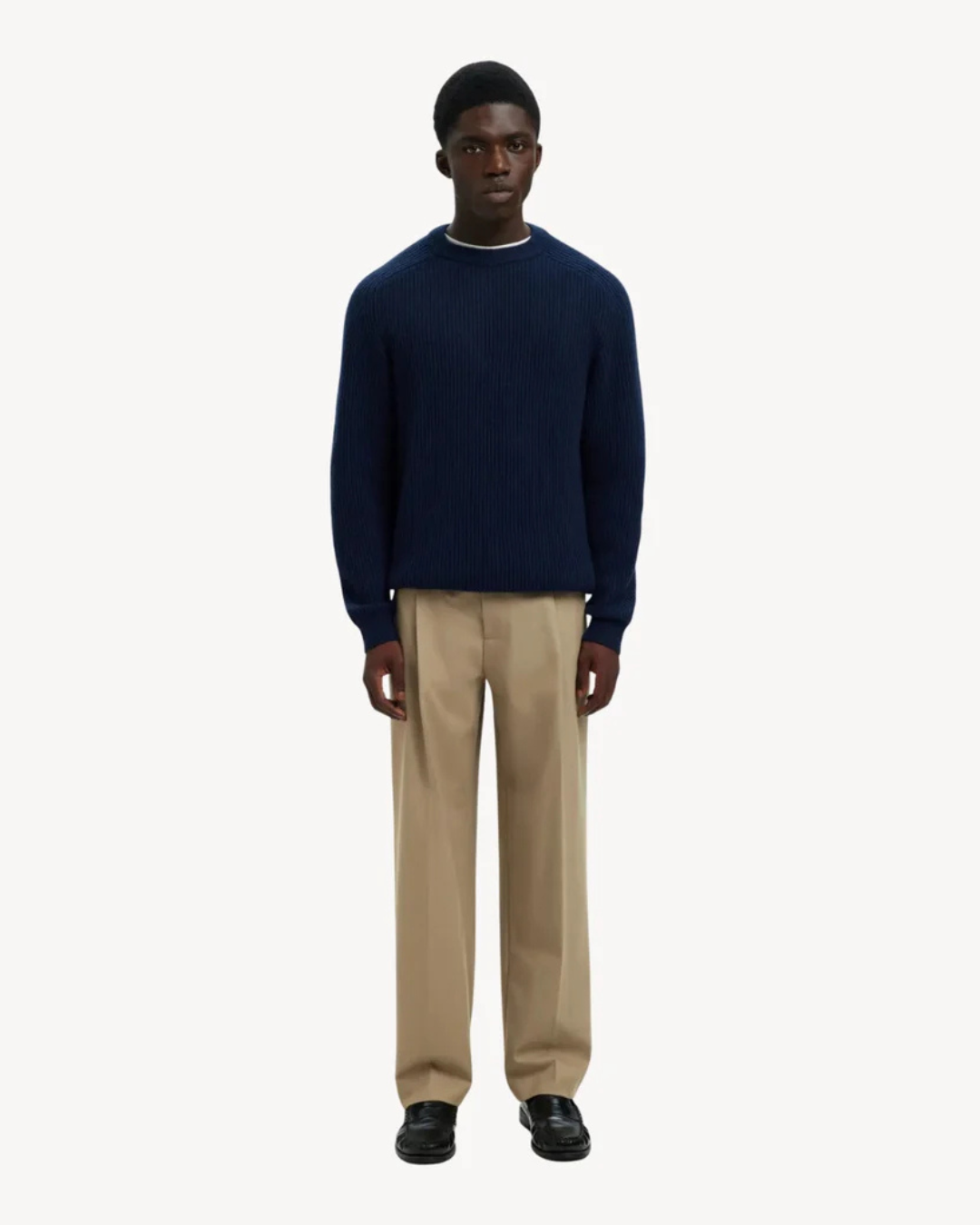 Selected Homme - Slm220-Loose Finn Flex Pants Noos -  Greige