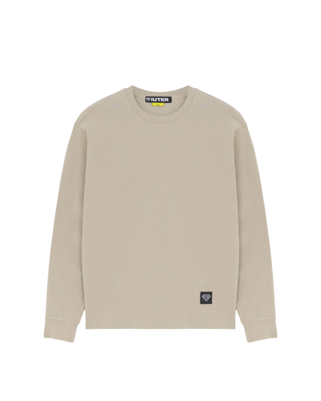 Iuter - Label Ribbed LS Tee - String