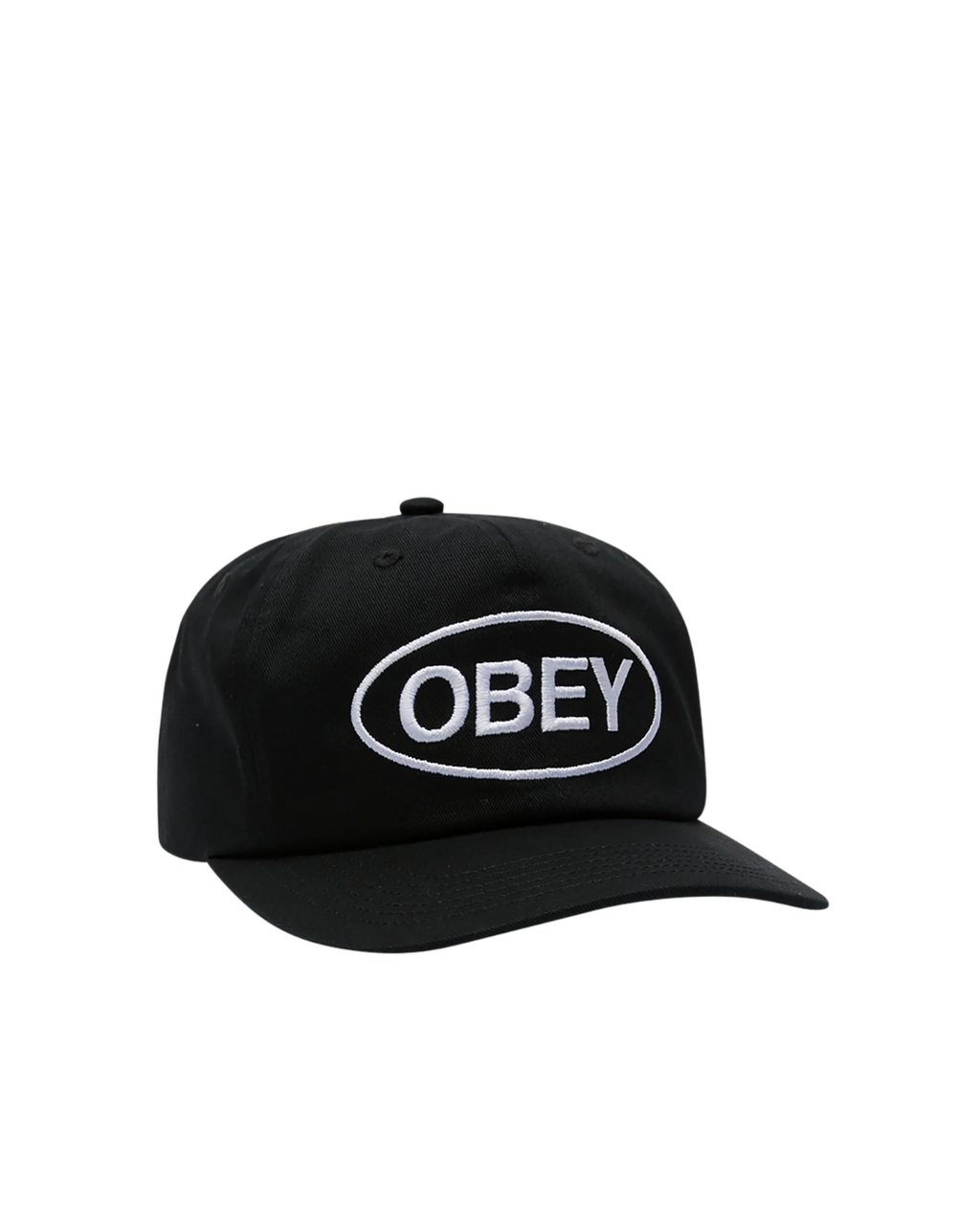 Obey - Oval 5 Panel Strapback - Nero