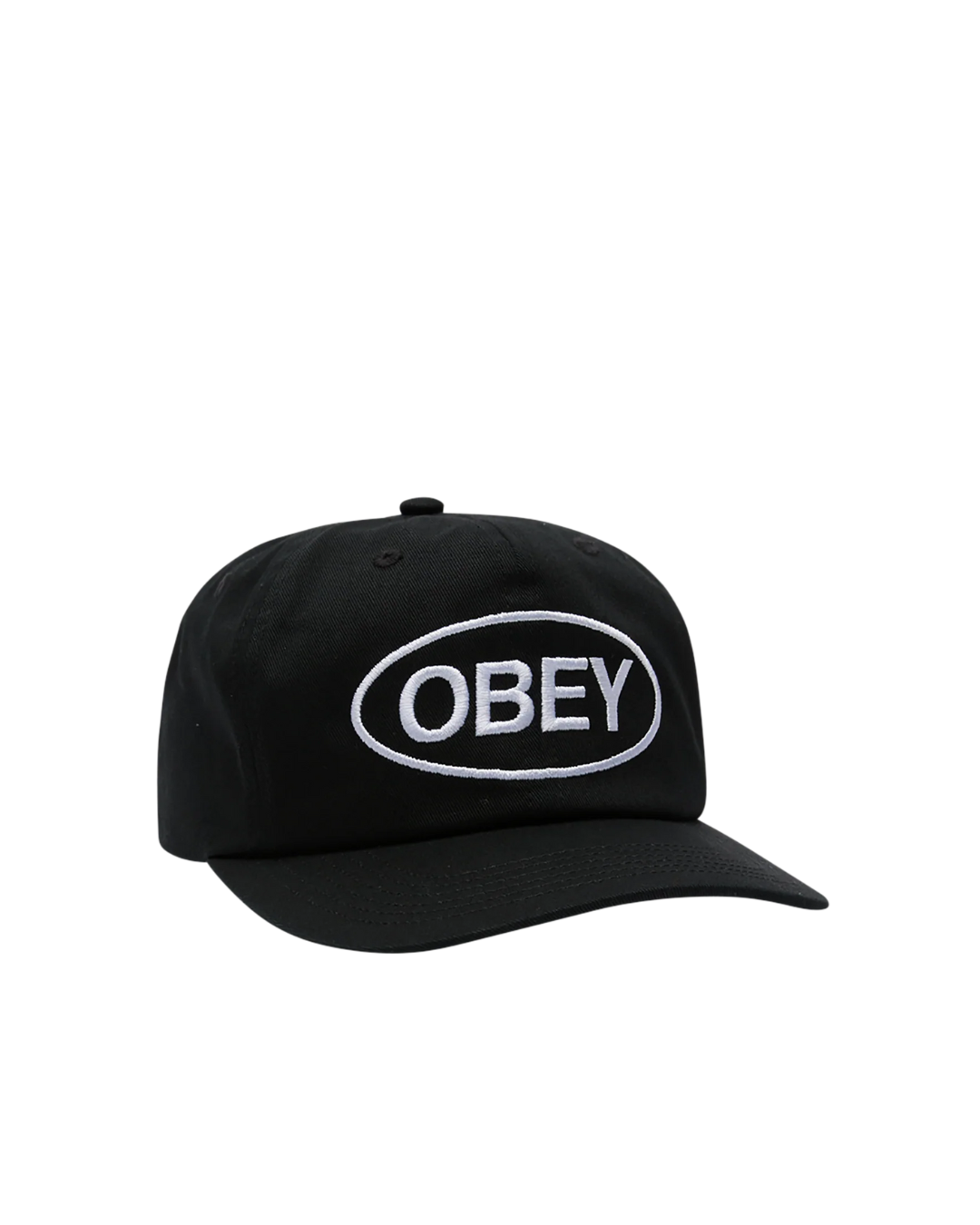 Obey - Oval 5 Panel Strapback - Nero