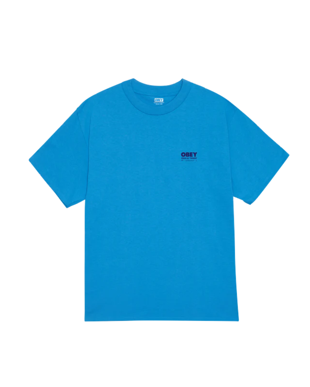 Obey - Erase All Thought Tee - Azzurro