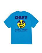Obey - Erase All Thought Tee - Azzurro