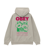 Obey - Art Studio Flowers Fleece - Grigio