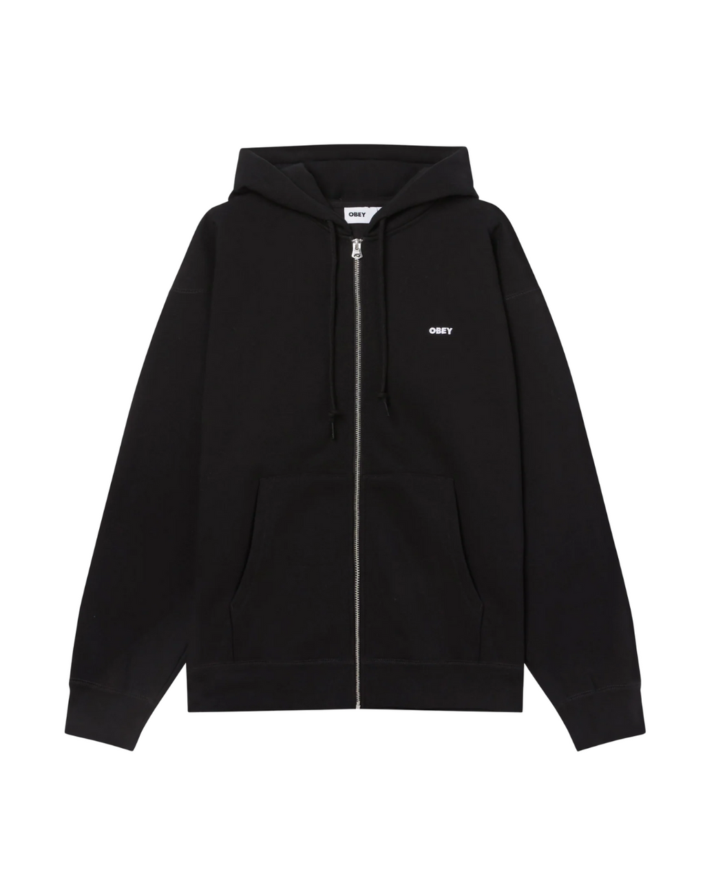 Obey - Established Works Bold Zip Hood - Nero