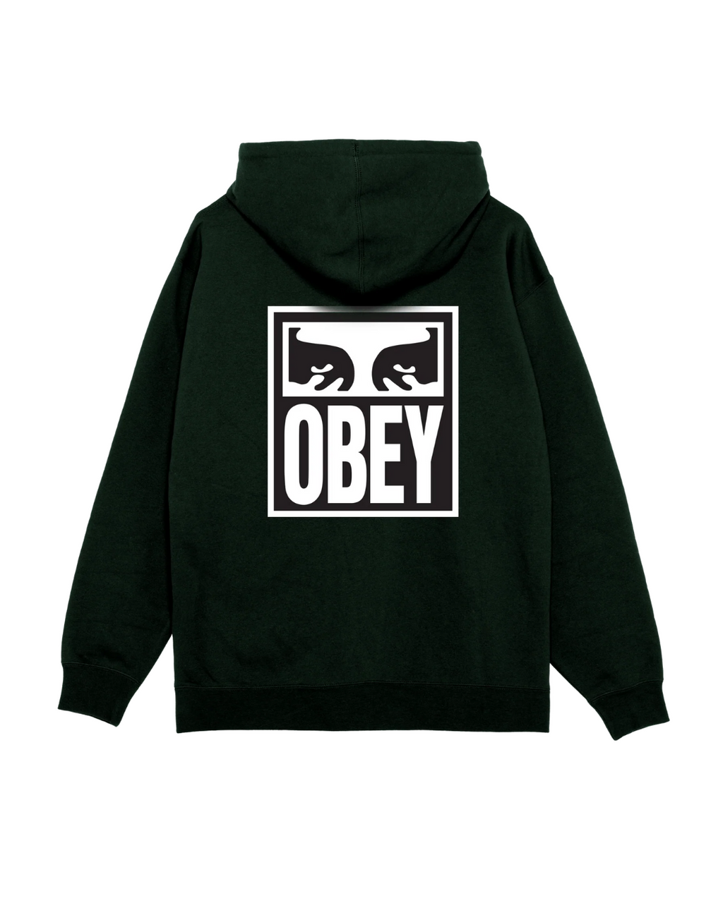 Obey - Eyes Icon Hood Fleece - Verde