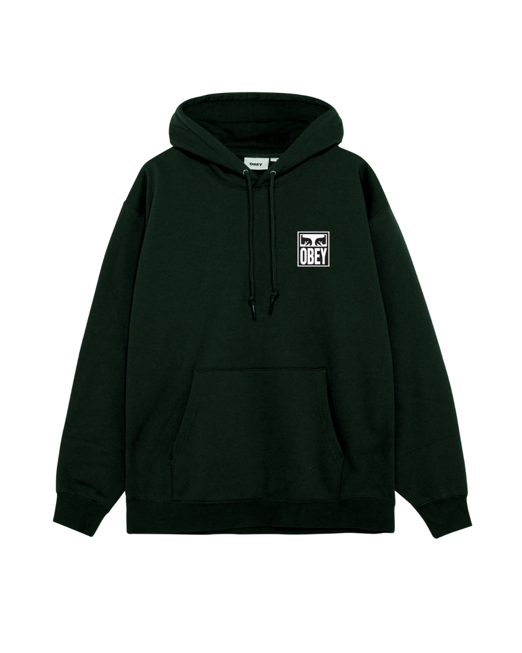 Obey - Eyes Icon Hood Fleece - Verde