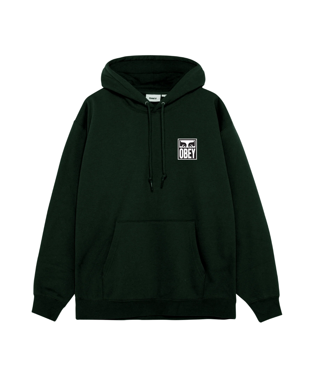 Obey - Eyes Icon Hood Fleece - Verde