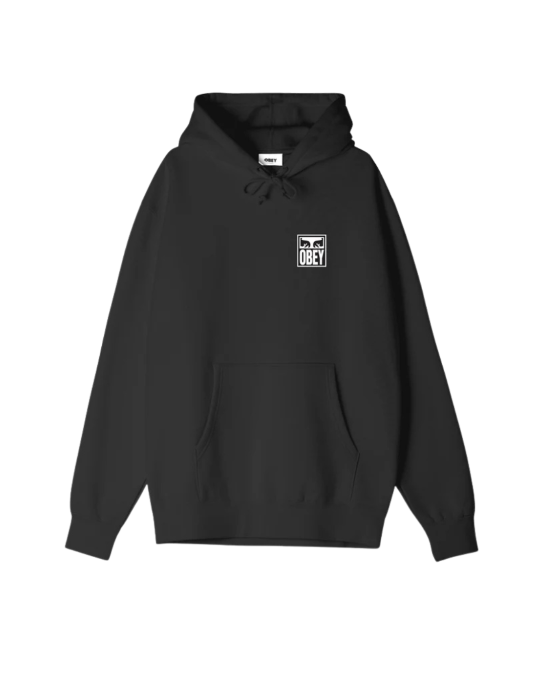 Obey - Eyes Icon Hood Fleece - Nero
