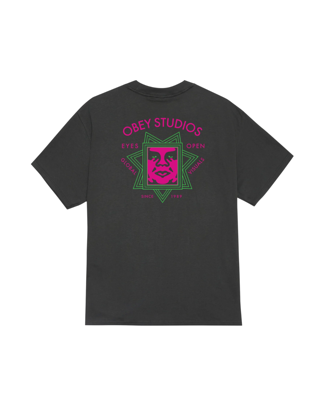 Obey - Global Visuals Tee - Nero