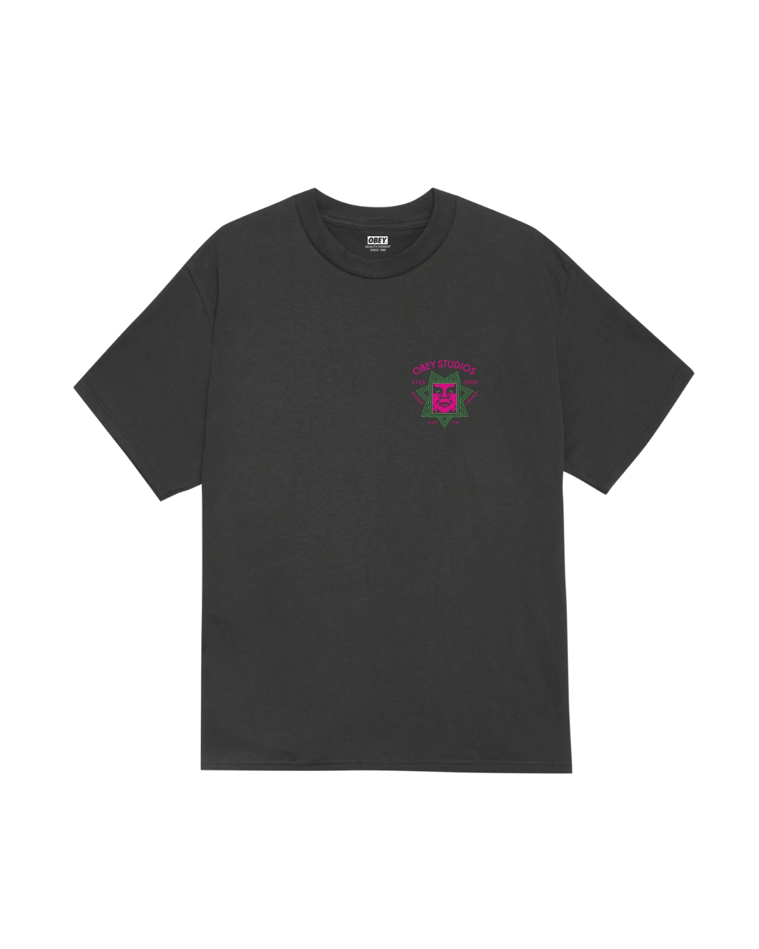 Obey - Global Visuals Tee - Nero