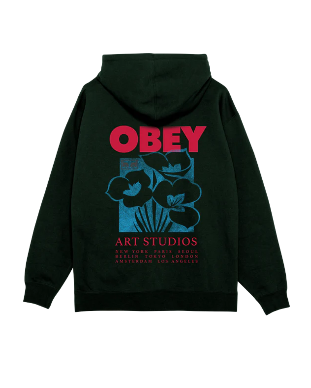 Obey - Art Studio Flowers Fleece - Verde