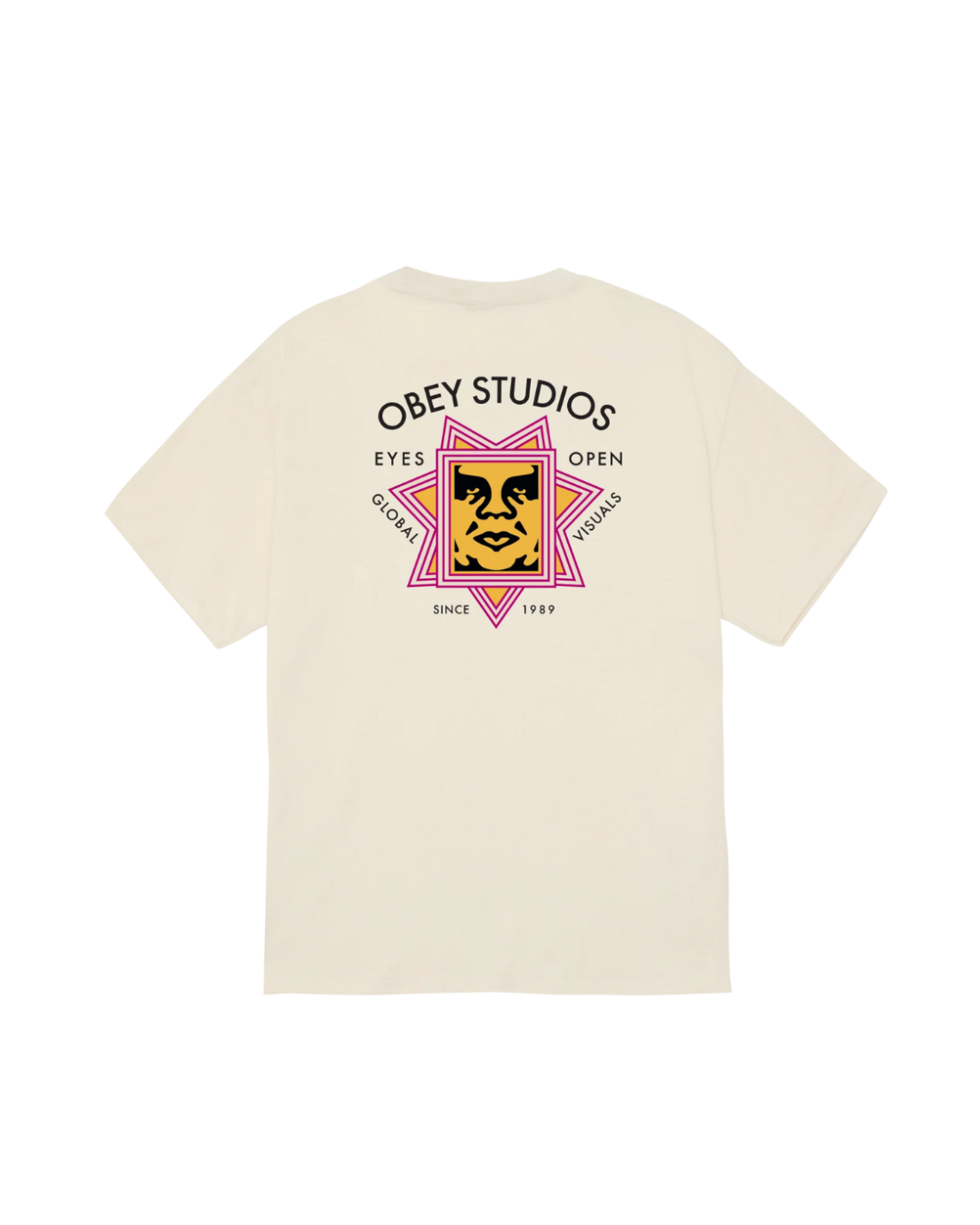 Obey - Global Visuals Tee - Crema