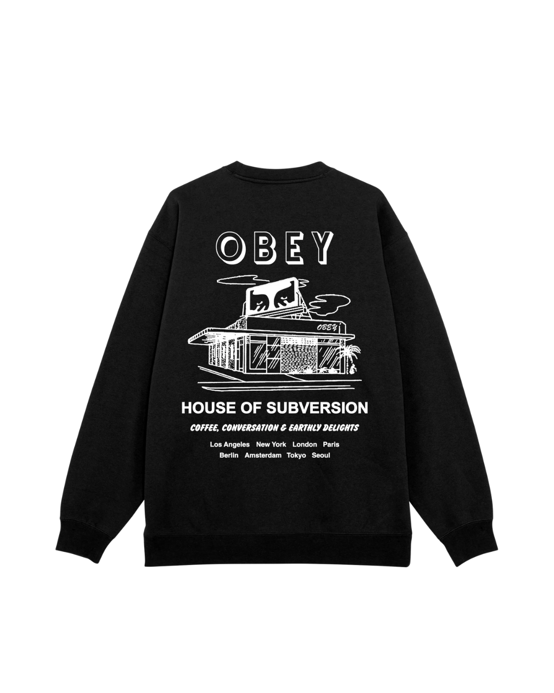 Obey - House Of Subversion Fleece - Nero