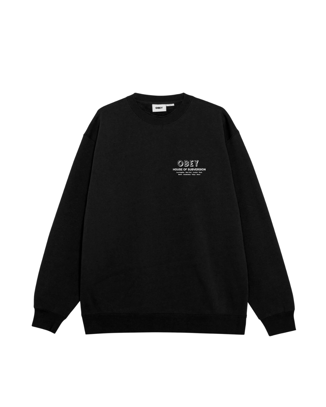 Obey - House Of Subversion Fleece - Nero