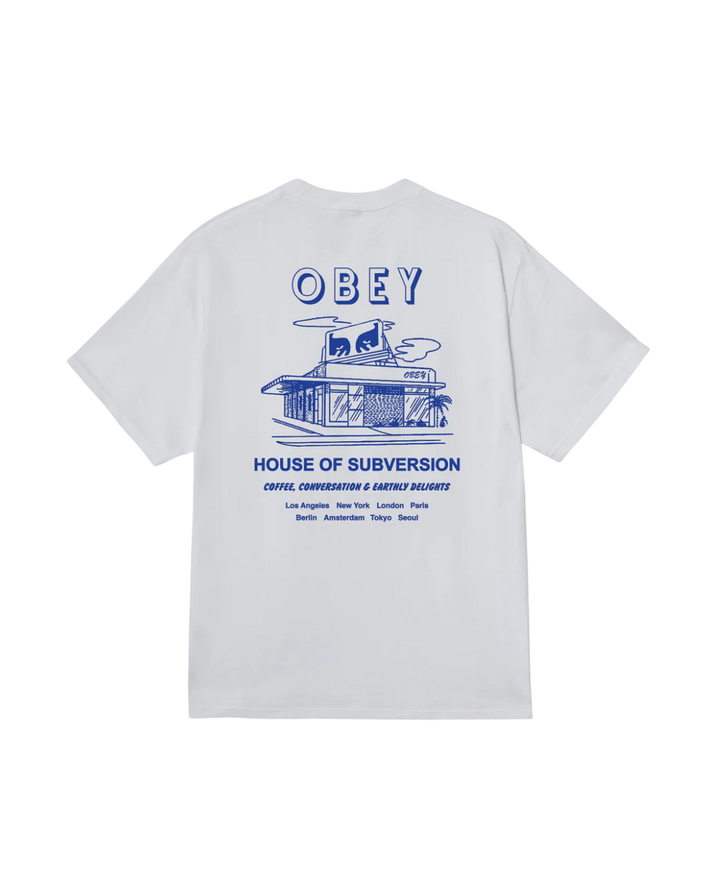 Obey - House Of Subversion Tee - Bianco