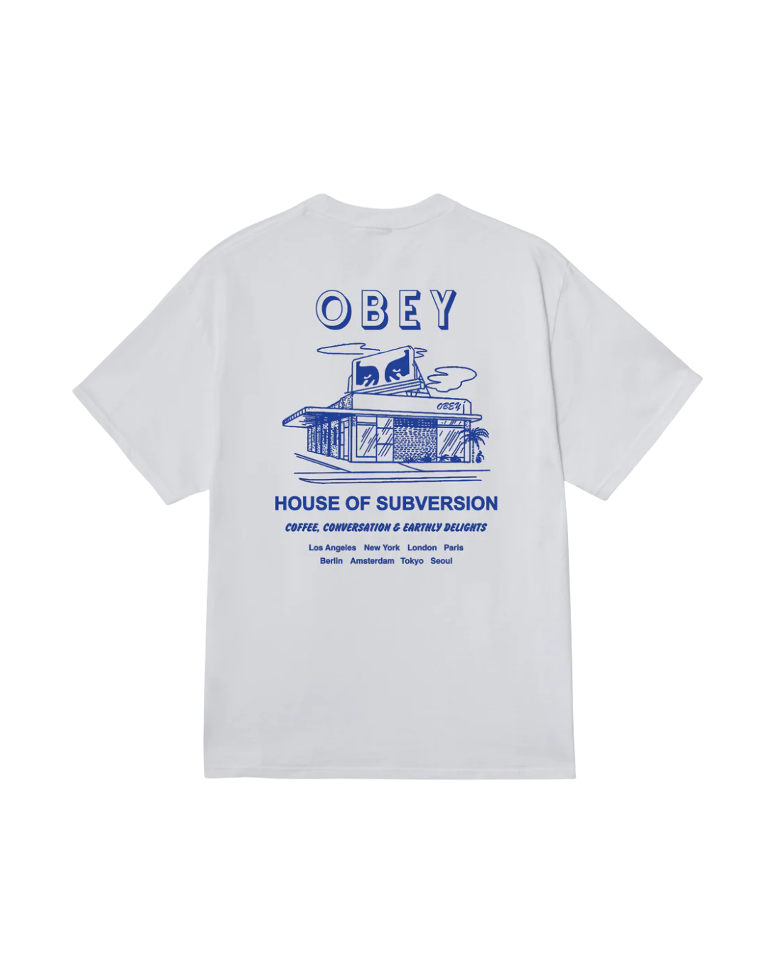 Obey - House Of Subversion Tee - Bianco