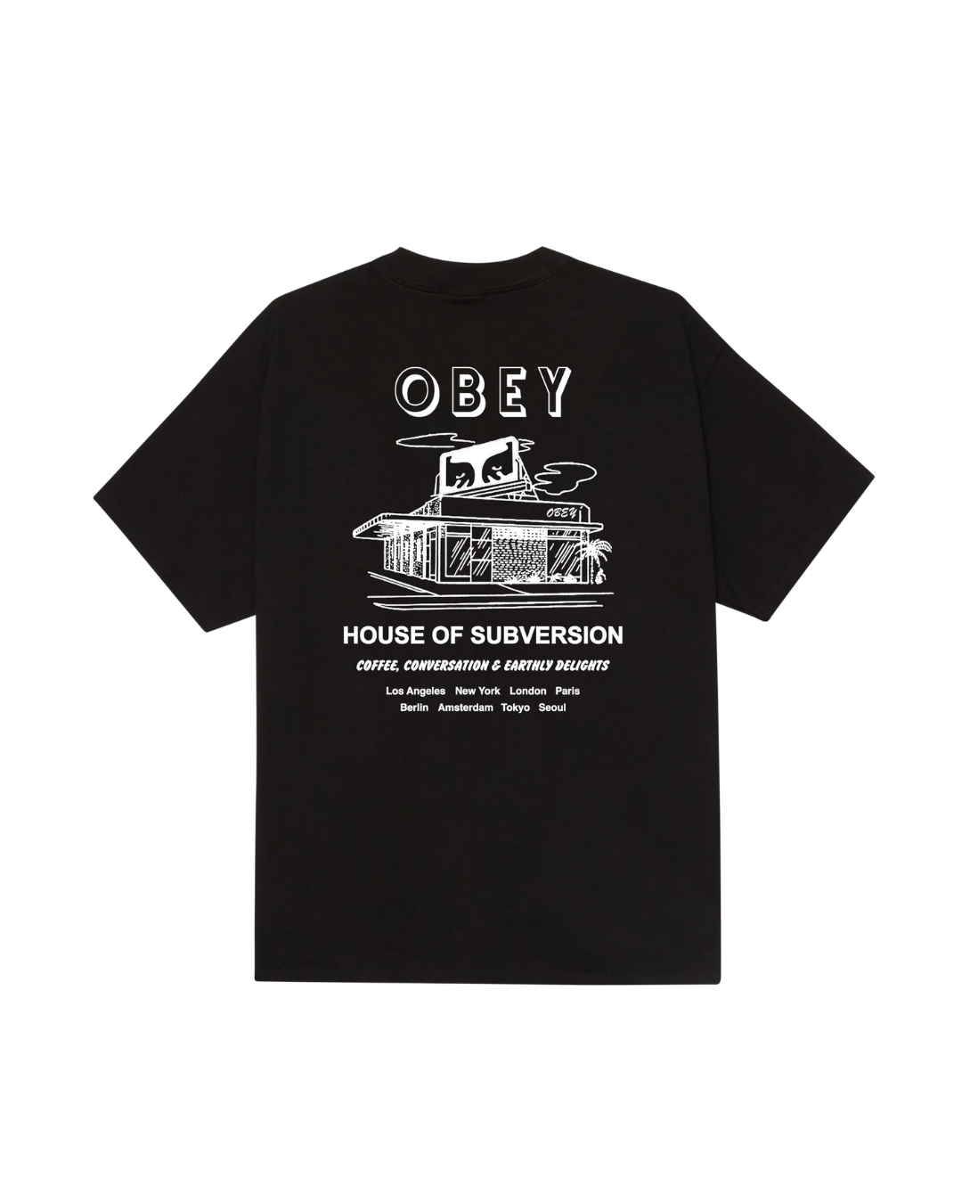Obey - House Of Subversion Tee - Nero