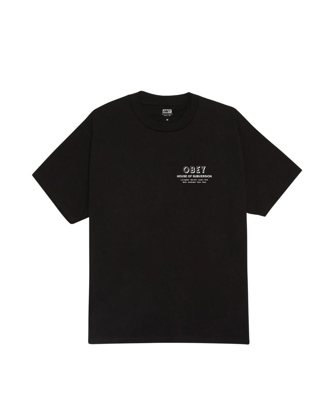 Obey - House Of Subversion Tee - Nero