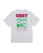 Obey - Art Studio Flowers Tee - Bianco