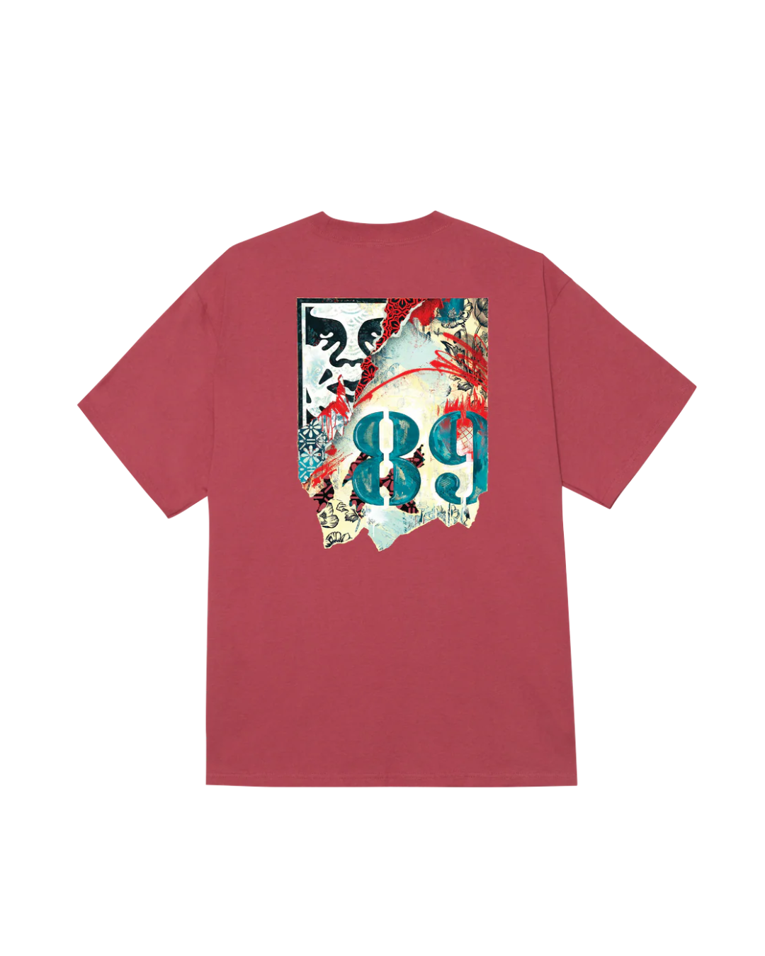 Obey - Lisbon Icon Tee - Rosso