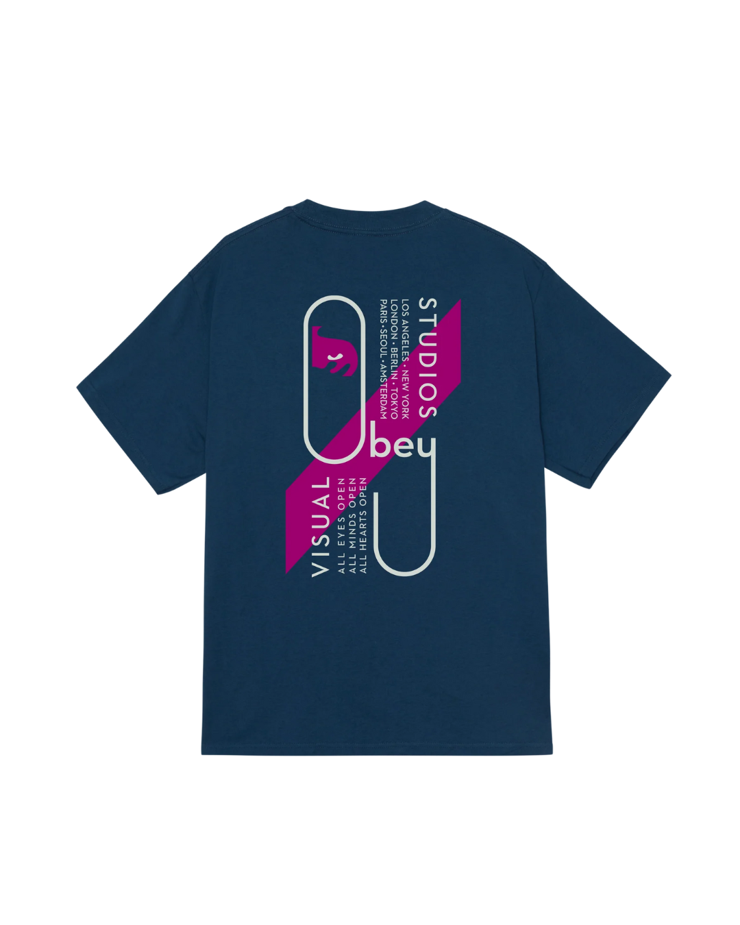 Obey - Visual Studios Tee - Blu