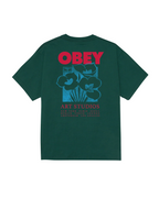 Obey - Art Studio Flowers Tee - Verde