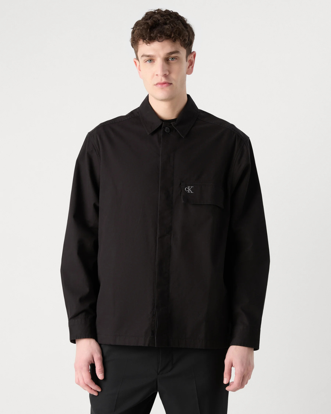 Calvin Klein Jeans - Clean Cotton Overshirt - Black