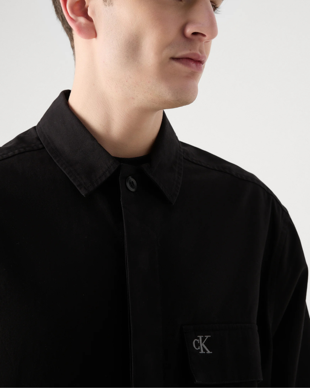 Calvin Klein Jeans - Clean Cotton Overshirt - Black