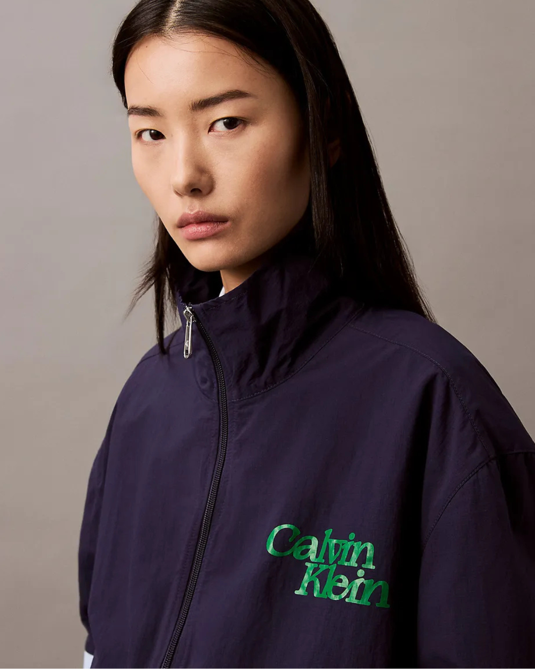 Calvin Klein Jeans - Colorblock Nylon Pullover - Blue