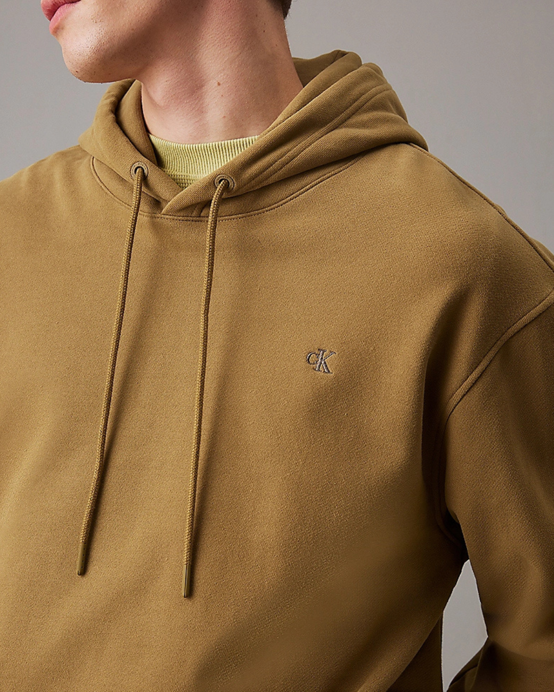 Calvin Klein Jeans - Heavyweight CK Embro Hoodie - Green