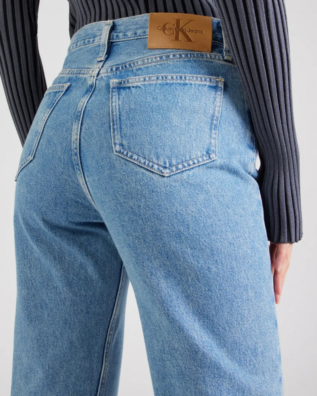 Calvin Klein Jeans - High Rise Straight - Blue