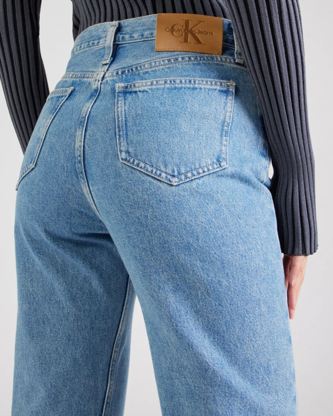 Calvin Klein Jeans - High Rise Straight - Blue