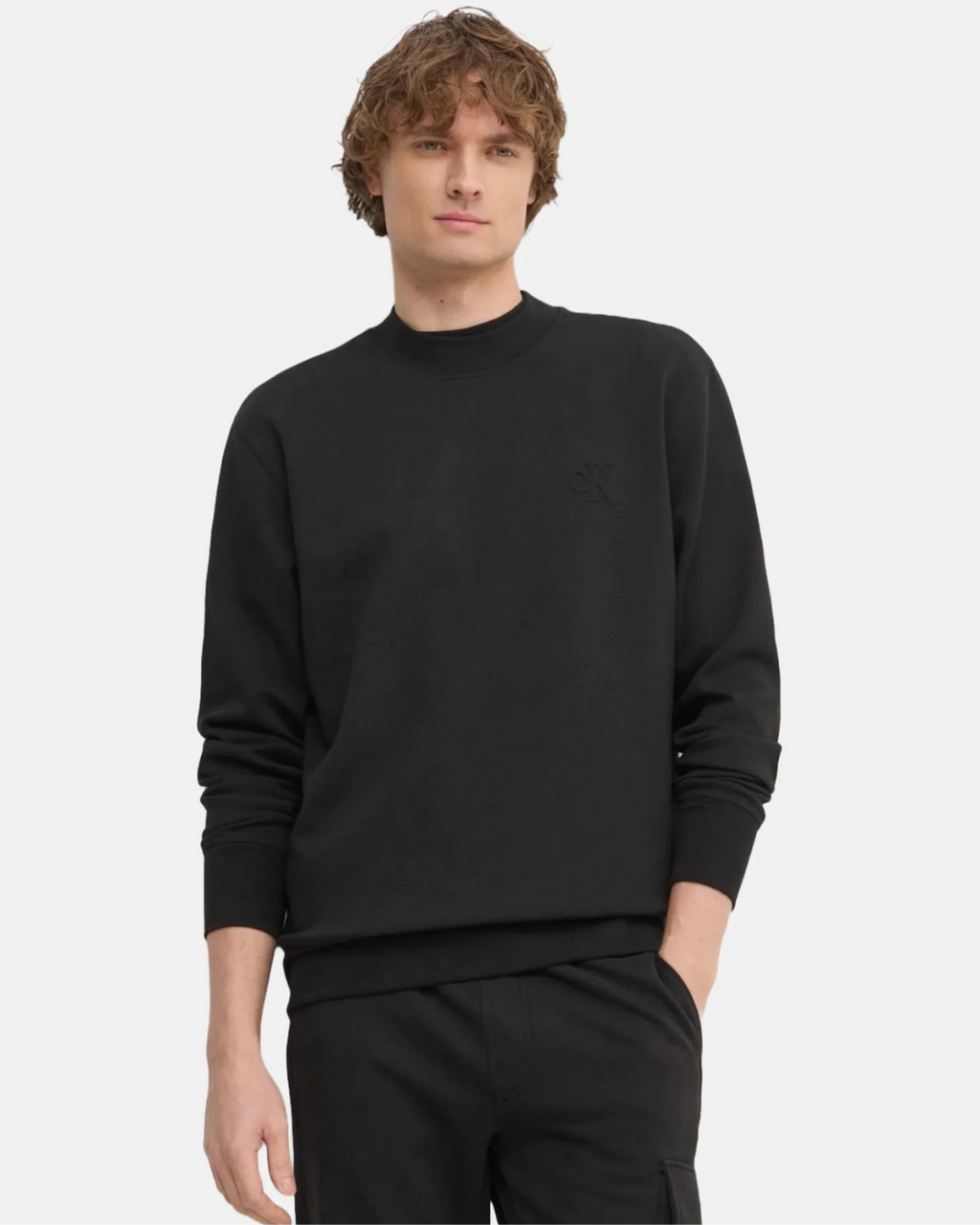 Calvin Klein Jeans - Interlock Crew Neck - Black