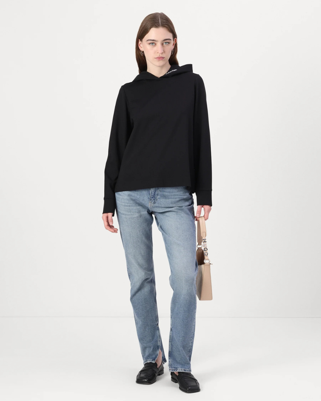 Calvin Klein Jeans - Logo Elastic Milano Hoodie - Nero