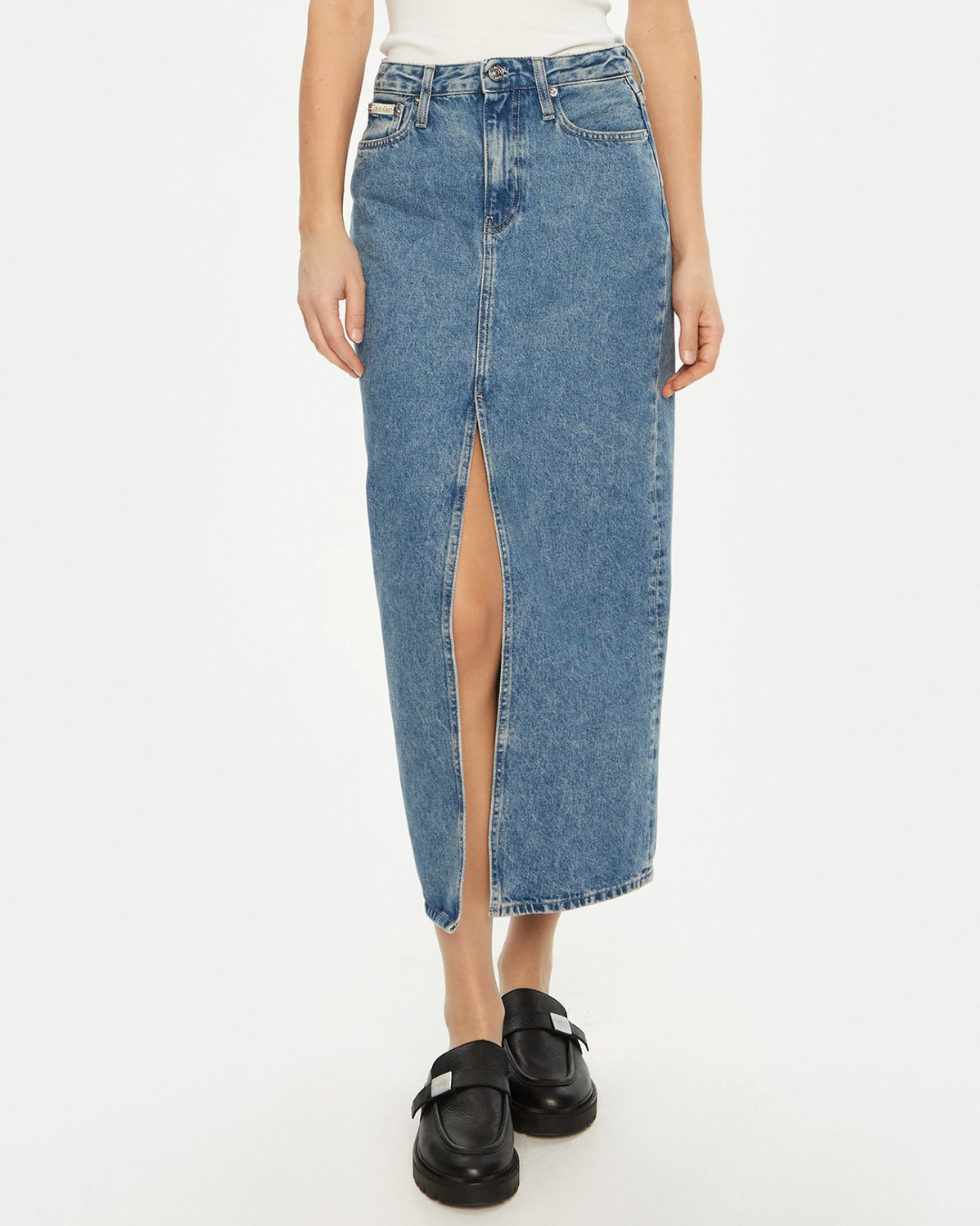 Calvin Klein Jeans - Maxi Skirt - Blu