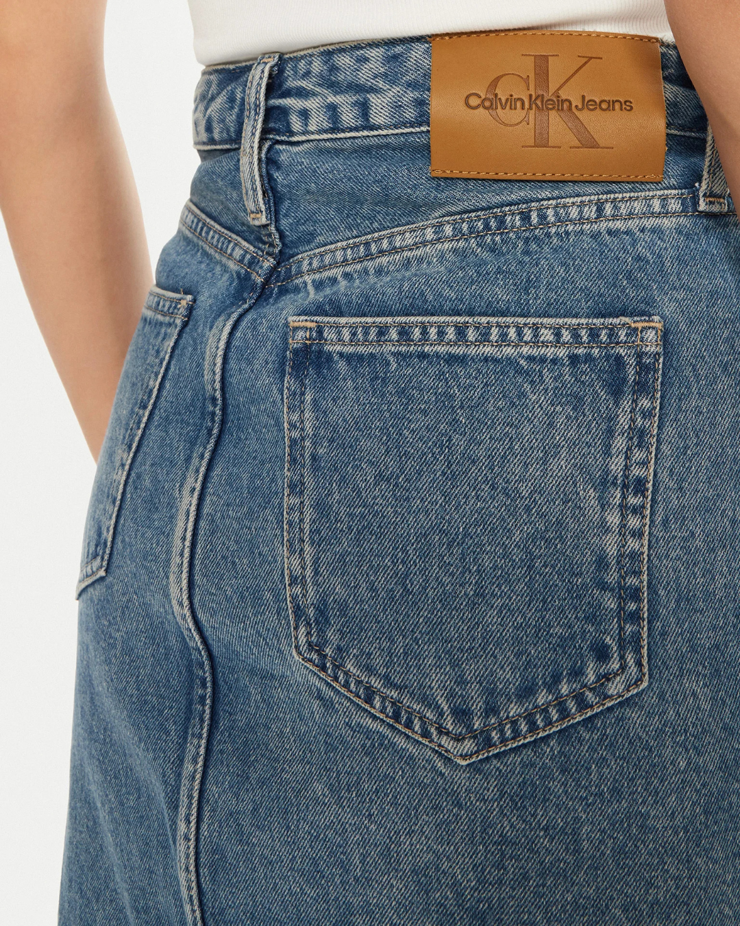 Calvin Klein Jeans - Maxi Skirt - Blu